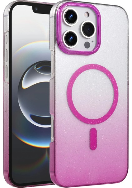 Apple Iphone 16 Pro Max Glossy Magsafe Kapak - Mor Mrayd