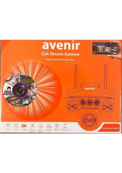 128GB 4 Kameralı (3 Motorlu+ 1 Sabit) Wifi 16MP Akıllı Gece Görüşlü Sesli Kamera Türkçe Uzaktan İzleme indirimleri