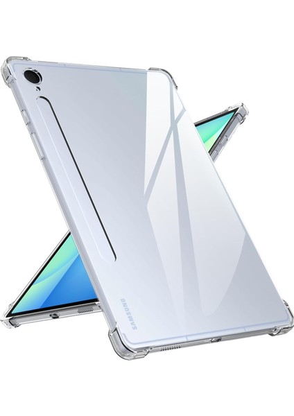 Samsung Tab S10 Fe Plus 13.1 Inch Uyumlu Köşe Korumalı Nitro Antişok Şeffaf Tablet Kılıfı