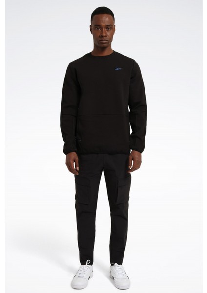 Tukan C Neck Siyah Erkek Sweatshirt