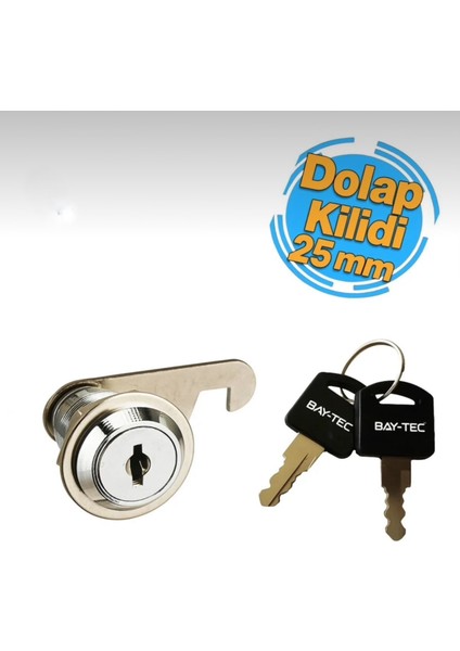 Baytec Mandallı Dolap Kilidi 25 mm