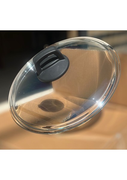 Karaca Granit ve Çelik için Pyrex Cam Kapak ve Kulpla Beraber