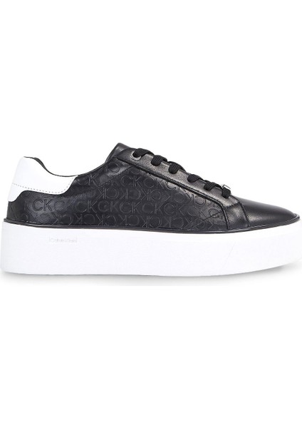 FLATFORM C LACE UP - MONO Siyah Kadın Sneaker