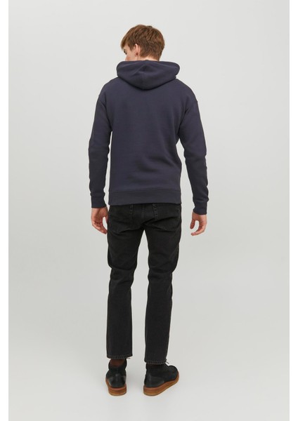 JJESTAR JJ SWEAT HOOD NOO Lacivert Erkek Sweatshirt indirimleri