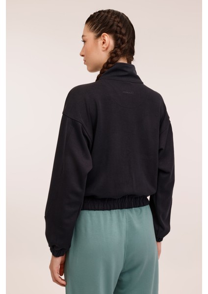 Lumberjack 4W Wl Tessa 18MS411 4pr Siyah Kadın Sweatshirt fiyatları