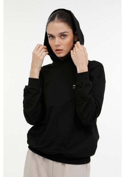 Wl Anna 17CT1179 3pr Siyah Kadın Sweatshirt