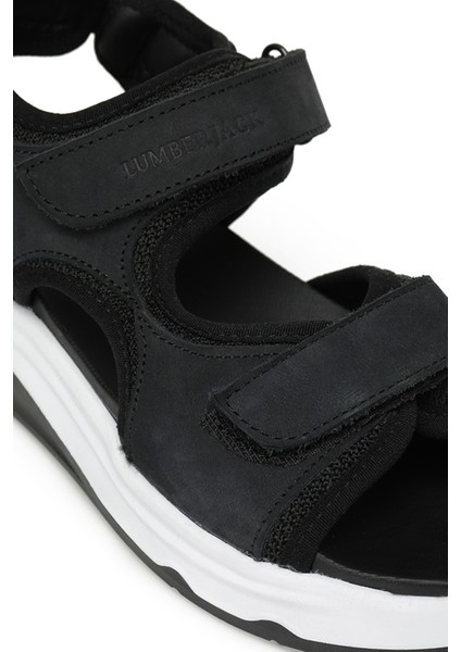 Umore 3fx Siyah Kadın Kalın Taban Sandalet