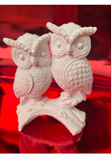 Taş Tozu Dekoratif Baykuş Ailesi fiyatları