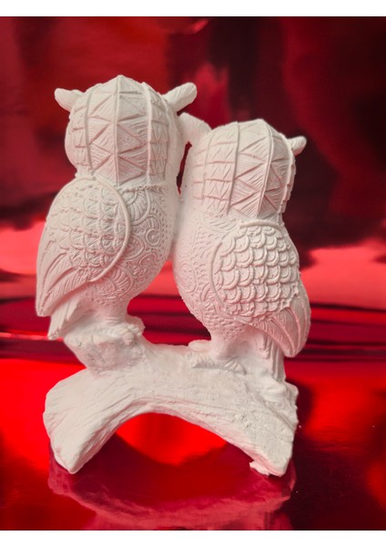 Taş Tozu Dekoratif Baykuş Ailesi modelleri