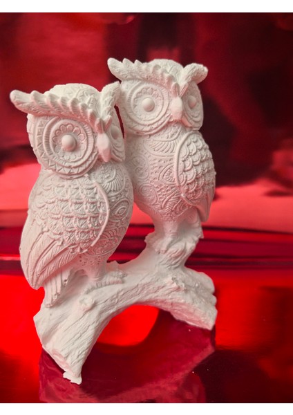 Taş Tozu Dekoratif Baykuş Ailesi indirimleri