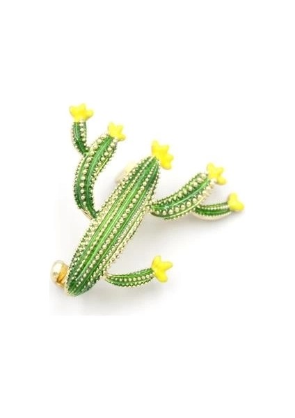 Kaktüs Broş - Yeşil fiyatları