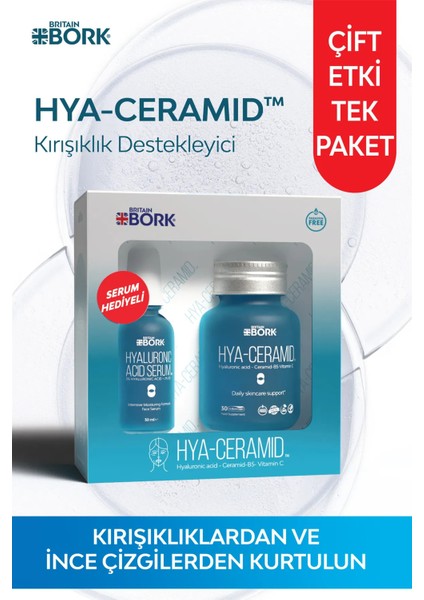Hya-Ceramıd Nemlendirici Yüz ve Vücut Vitamini-Kuru Ciltler Için Seramid ve Hyalüronik Asit Içerikli