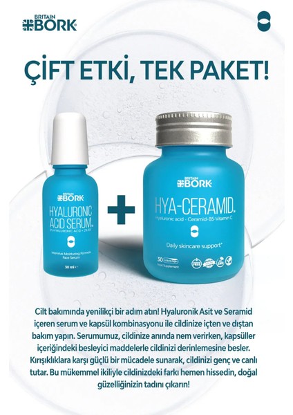 Hya-Ceramıd Nemlendirici Yüz ve Vücut Vitamini-Kuru Ciltler Için Seramid ve Hyalüronik Asit Içerikli