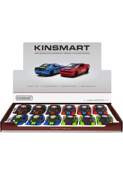 Eğitici Çocuk KT5461DF Çekbırak 2023 Dodge Challenger modelleri