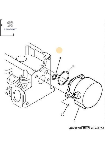 Oring Conta 206-306-PARTNER-BOXER Peugeot 4556.06