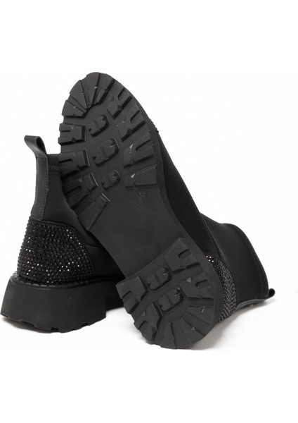Kadın Bot GTN-24565 John May Siyah Strec Siyah Taş indirimleri
