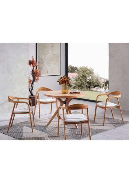 Alberohome Florya Masa Takımı 100X100 fırsatları