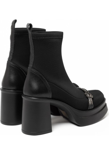 Kadın Bot GTN-20596 John May Siyah Strec fırsatları