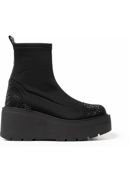 Kadın Bot GTN-222549 John May Siyah Taş