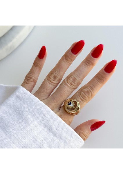 Çelik Nazar Yüzük fiyatları