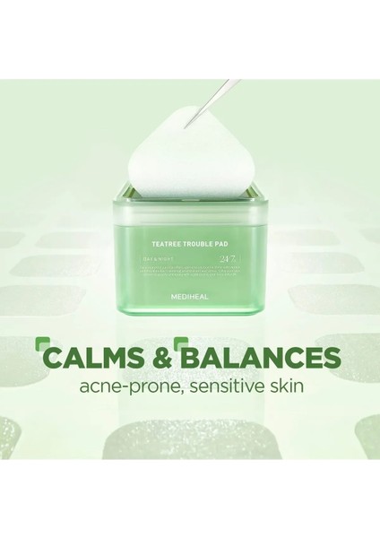 Teatree Trouble Toner Pad 100'LÜ Çay Ağacı Ekstreli Yatıştırıcı Tonik Pedler modelleri