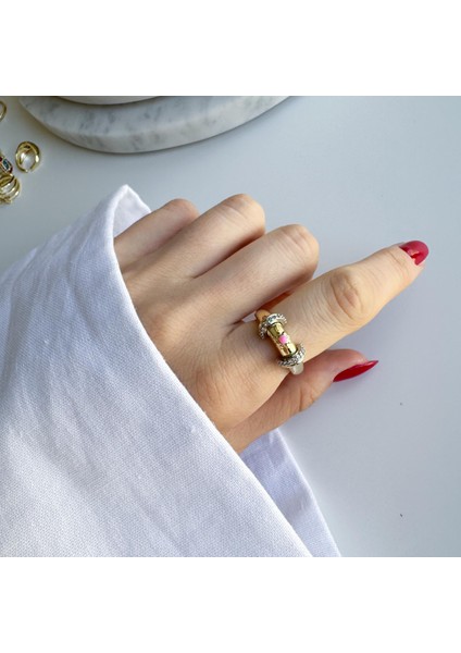 Çelik Güneş Yüzük