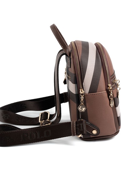 Kadın 983-47769 Sılver Polo Sırt Çantası MK85 Koyu Kahve-Mat Kahve modelleri