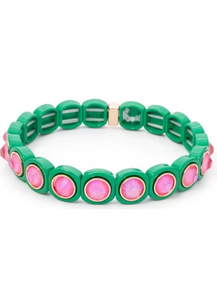 Seramik Kristal Taş Lastik Bileklik