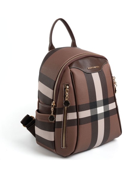 Kadın 906-47374 Sılver Polo Sırt Çantası MK85 Koyu Kahve-Mat Kahve indirimleri