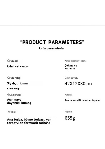 Erkekler ve Kadınlar Için Boş Çift Büyük Kapasiteli Okul Çantası (Yurt Dışından) fırsatları