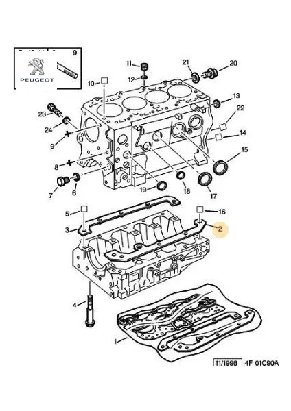 Alt Blok Contasi Boxer 2.8 Peugeot 0164.68