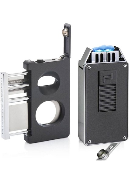 Double Kesici ve Jet Puro Çakmak Seti Grey P3626-3648 fiyatları