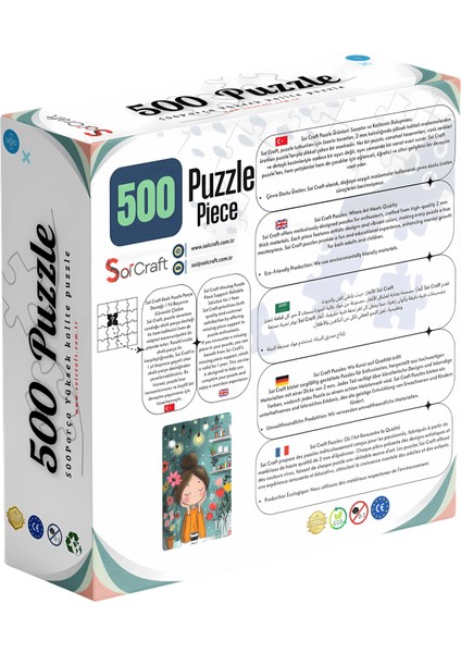 500 Parça Puzzle Çiçeklerin Arasında Bir Düş fiyatları