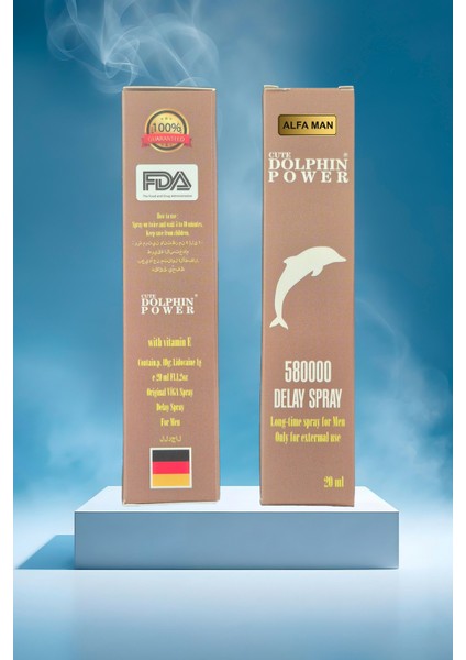 Dolphin Power 58000 Gecik-Tirme Spreyi 2 Adet indirimleri
