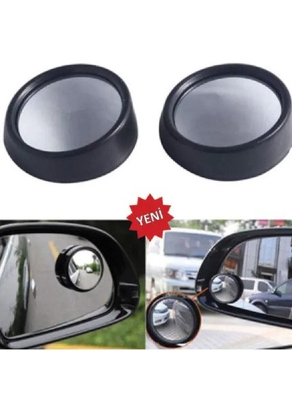 Araç Kör Nokta Ayna Seti – 2 Adet Evrensel Yan Ayna Aparatı, Geniş Açılı Görüş ve Daha Güvenli Sürüş