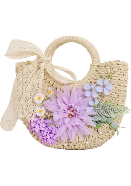 Saman Çanta Simülatörü Çiçek El Çantası (Yurt Dışından)