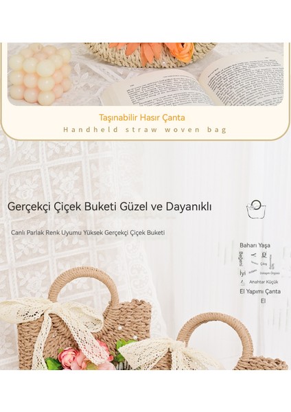 Saman Çanta Simülatörü Çiçek El Çantası (Yurt Dışından) fiyatları