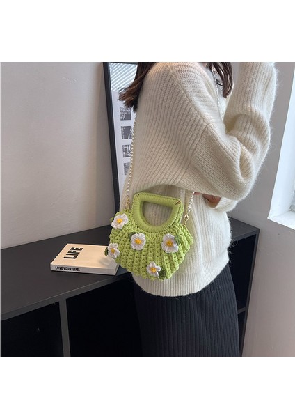 Gardenya Çiçek Kabukları El Dokuma Çanta (Yurt Dışından) modelleri