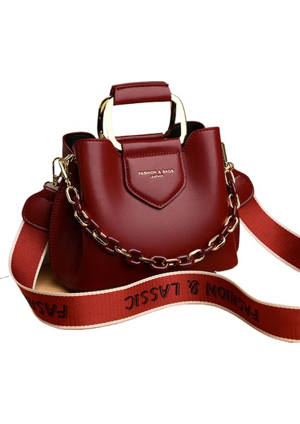 Zincir Banliyö Çapraz Omuzlar Moda Küçük Çanta (Yurt Dışından)