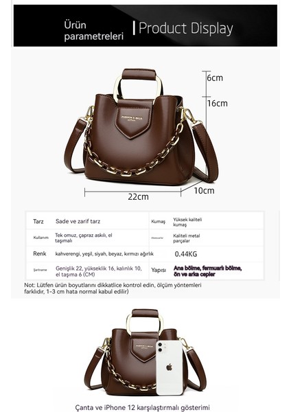 Zincir Banliyö Çapraz Omuzlar Moda Küçük Çanta (Yurt Dışından) indirimleri