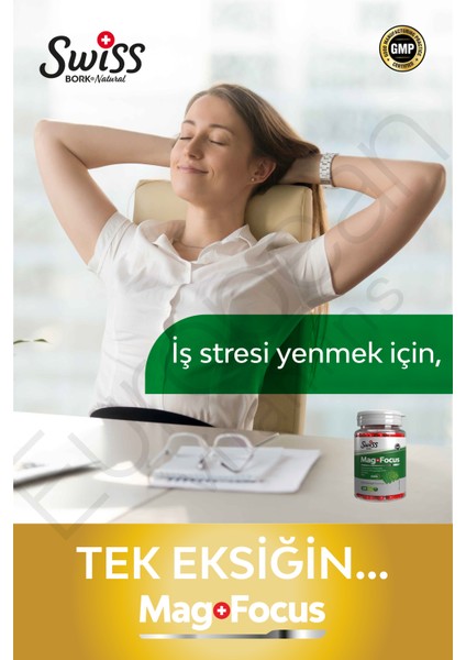Swiss Bork Mag Focus 90 Kapsül – Magnezyum L-Treonato, Citicoline, Pqq, P5P Destekli Formül – Uykuyu, Zihni ve Hücre Sağlığını Koruyucu modelleri