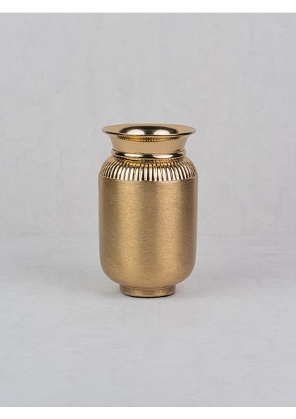 Dekoratif Ince Çizgili Altın Mumluk fiyatları