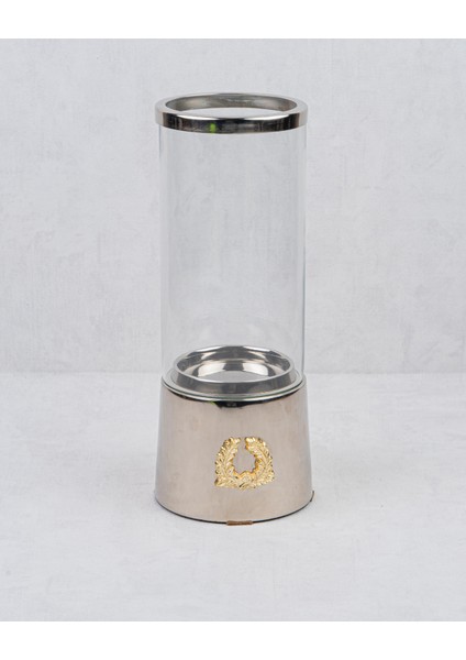 Gümüş Camlı Mumluk 13×31 fiyatları