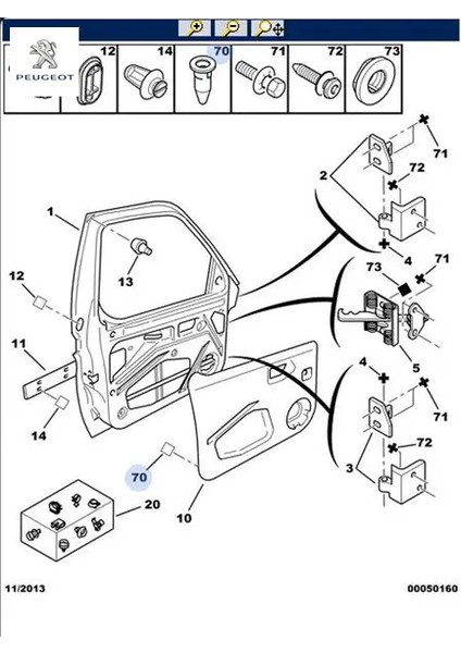 Tesbit Klipsi Boxer Peugeot 6995.N7