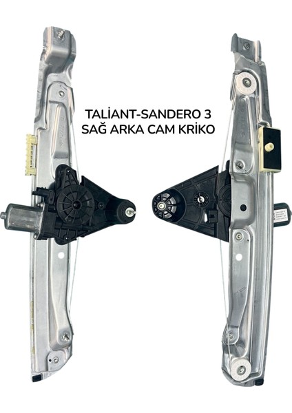 Taliant - Sandero 3 (2020>) Sağ Arka Cam Krikosu 827203180R-827201979R
