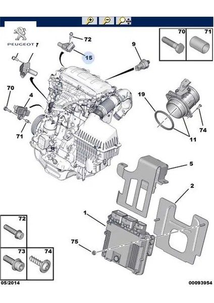 Devir Sensörü 207-307-407PARTNER 1.4/1.6hdi