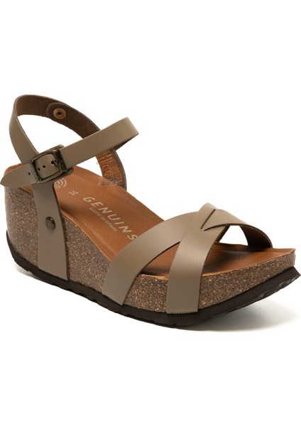 Kadın Terlik Cannes G106318 Genuins Leather Dress Taupe fiyatları