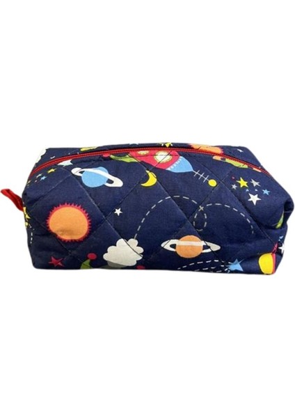 El Yapımı Pamuk Kumaş Kalemlik / 10CM x 18 cm