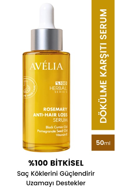 Saç Dökülmesine Karşı Serum Saç Dökülmesi ve Yıpranmış Saçlar Için Saç Serumu %100 Bitkisel Formül