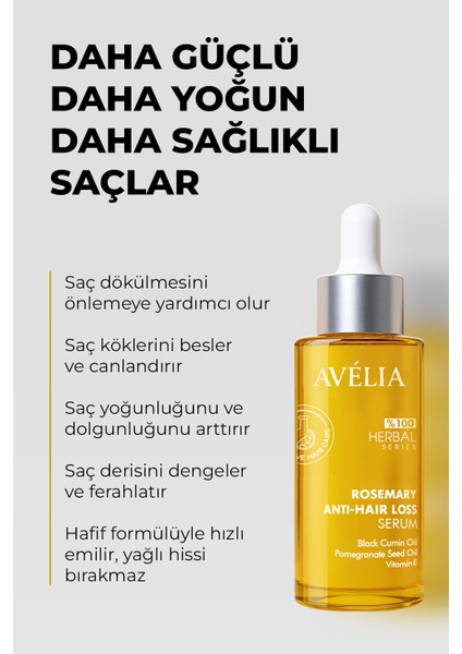 Saç Dökülmesine Karşı Serum Saç Dökülmesi ve Yıpranmış Saçlar Için Saç Serumu %100 Bitkisel Formül indirimleri